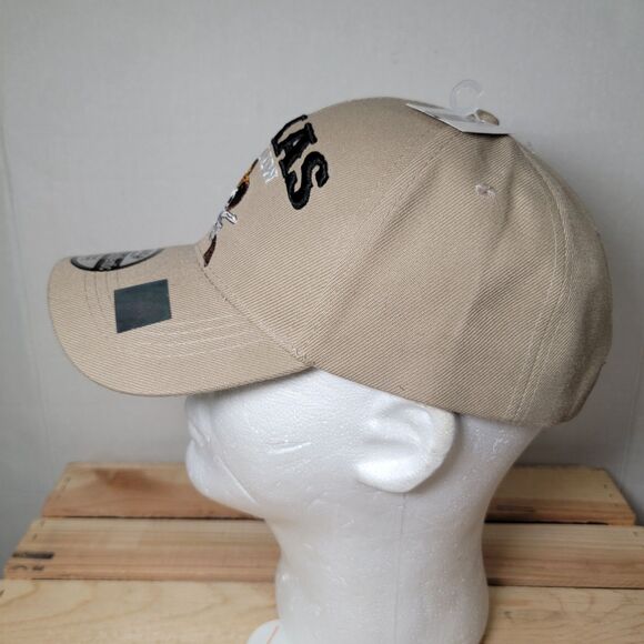 Texas Outlaw Ballcap Embroidered Tan - NEW - Picture 7 of 9